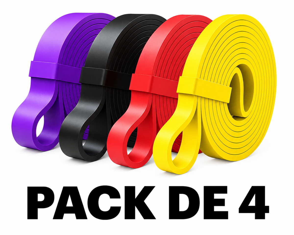 BANDAS ELASTICAS DE RESISTENCIA, DESDE 9 A 104 KG