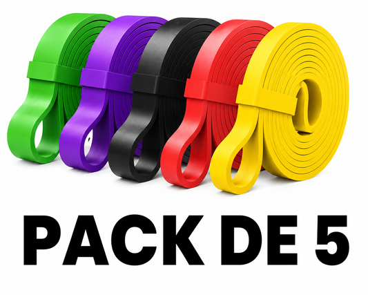BANDAS ELASTICAS DE RESISTENCIA, DESDE 9 A 104 KG